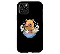 Kawaii Capybara Eating Ramen Noodles Cute Capybara Boy Girl Carcasa para iPhone 11 Pro