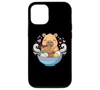 Kawaii Capybara Eating Ramen Noodles Cute Capybara Boy Girl Carcasa para iPhone 12/12 Pro