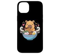 Kawaii Capybara Eating Ramen Noodles Cute Capybara Boy Girl Carcasa para iPhone 14 Plus