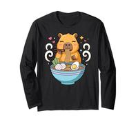 Kawaii Capybara Eating Ramen Noodles Cute Capybara Boy Girl Manga Larga