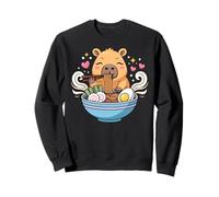 Kawaii Capybara Eating Ramen Noodles Cute Capybara Boy Girl Sudadera