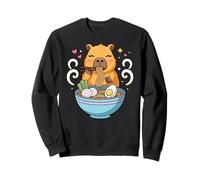 Kawaii Capybara Eating Ramen Noodles Cute Capybara Boy Girl Sudadera