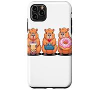 Kawaii Capybaras Té con Leche Video Game Gamer Donut Carcasa para iPhone 11 Pro MAX