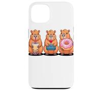 Kawaii Capybaras Té con Leche Video Game Gamer Donut Carcasa para iPhone 13