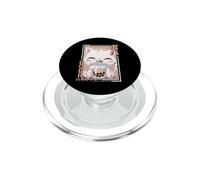 Kawaii Cat Boba Anime Kitten Love Bubble Tea Neko Cat PopSockets PopGrip para MagSafe