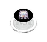 Kawaii Cat Boba Anime Kitten Love Bubble Tea Neko Cat PopSockets PopGrip para MagSafe