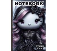 Kawaii Cat Notebook: Cute 6" x 9" Ruled Journal with Adorable Pastel Cat Cover for School,College, Work, or Journaling