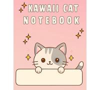 Kawaii Cat Notebook for Girls Ages 6-12| Cute Pastel Lined Journal| 110 Pages| 7.5x9.25 in| Matt Cover: Back to School| Birthday Gift| Christmas Gift| Cozy Stationary For Girls| Adorable Aesthetic