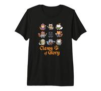 Kawaii Cat Warrior Women Men Kitty Lover Fantasy Gift Camiseta Premium