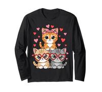 Kawaii Cats Heart Pastel Anime Kitty Love Aesthetic Manga Larga