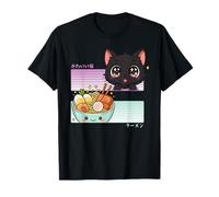 Kawaii Chibi Cat Ramen Anime Manga Japonés Otaku Camiseta