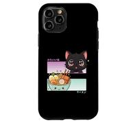 Kawaii Chibi Cat Ramen Anime Manga Japonés Otaku Carcasa para iPhone 11 Pro