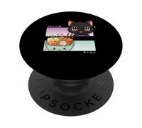 Kawaii Chibi Cat Ramen Anime Manga Japonés Otaku PopSockets PopGrip Adhesivo