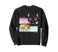 Kawaii Chibi Cat Ramen Anime Manga Japonés Otaku Sudadera