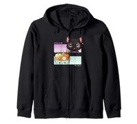 Kawaii Chibi Cat Ramen Anime Manga Japonés Otaku Sudadera con Capucha