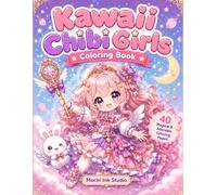 Kawaii Chibi Girls Coloring Book (Kawaii Chibi Dreams Book 1): 40 Cute, Cozy and Fantasy Anime-Inspired Coloring Pages for Teens and Adults Featuring ... Relaxing Scenes and Kawaii Companions