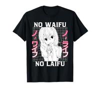 Kawaii Chica Anime Streetwear Regalo Otaku No Waifu No Laifu Camiseta