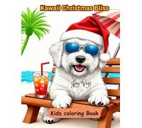 Kawaii Christmas Bliss: A Cute and Festive Holiday Coloring Book for Kids, Teens & Adults - Filled with Adorable Kawaii Christmas Characters, Santa, Snowmen, and More!