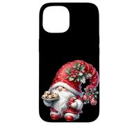 Kawaii Christmas Decor Christmas Cookies and Hot Cocoa GNOME Carcasa para iPhone 15