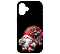 Kawaii Christmas Decor Christmas Cookies and Hot Cocoa GNOME Carcasa para iPhone 16