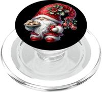 Kawaii Christmas Decor Christmas Cookies and Hot Cocoa GNOME PopSockets PopGrip para MagSafe