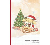 Kawaii Christmas Dotted Notebook - 6 x 9 inches, 120 Pages: Cute Holiday Dot Grid Journal with Festive Santa Puppy Cover | Christmas Bullet Notebook for Kids, Teens & Stationery Lovers