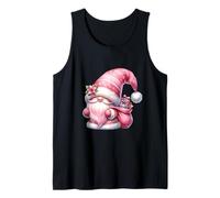 Kawaii Christmas GNOME For Girls and Women Cute Xmas Gnomie Camiseta sin Mangas