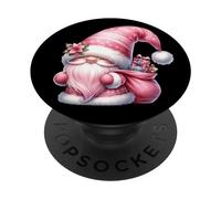 Kawaii Christmas GNOME For Girls and Women Cute Xmas Gnomie PopSockets PopGrip Adhesivo