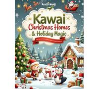 Kawaii Christmas Homes & Holiday Magic: A Cozy and Cute Christmas Coloring Book with 50+ Adorable Winter Scenes for Relaxation and Joy