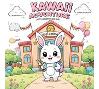 Kawaii Classroom Adventures: Little Bunny’s School: Life - Coloring Book for Kids