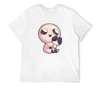 Kawaii Clothing The Binding of Isaac Cute Character Guppy'S Cat Tshirt Funny Tops White L