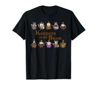 Kawaii Coffee Warriors Women Men Fantasy RPG Gift Camiseta