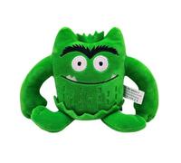 Kawaii Color Monstruo de Peluche Muñeca Niños Emoción Peluche Peluche para Niños Regalos de cumpleaños Navidad (Verde)
