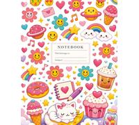 Kawaii Coloring Book for Girls: Cute Cats, Rainbows, Hearts, Flowers, Cupcakes & Sweet Kawaii Friends | Fun and Relaxing Coloring Pages for Kids