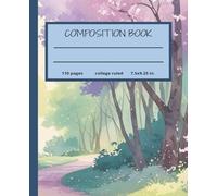 Kawaii Composition Notebook: Anime-Inspired Pastel Cover for School, Journaling, or Creative Writing