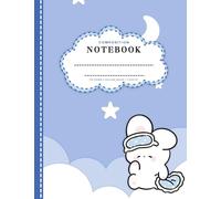 Kawaii Composition Notebook: Cute Bunny Pastel Aesthetic Journal for School & Writing College Ruled 7.5” x 9.75”