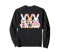 Kawaii Conejos Té con Leche Video Game Gamer Donut Conejo Sudadera