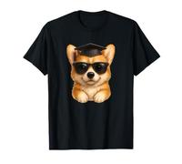Kawaii Corgi Graduate Graduation Cute Dog Corgi Lover Camiseta