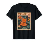 Kawaii Cosmic Space Cat Explorer Journey Camiseta