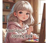 Kawaii Cozy Girl Coloring Book: Cute & Relaxing Moments for Teens and Adults: Adorable Cozy Girls in Oversized Hoodies | Clean Line Art for Stress Relief & Fun