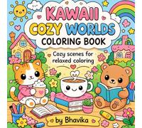 Kawaii Cozy World's Coloring Book: Cozy scenes