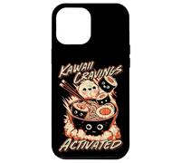 Kawaii Cravings Activado Anime Ramen y Sushi Bowl Food Carcasa para iPhone 12 Pro Max