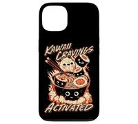 Kawaii Cravings Activado Anime Ramen y Sushi Bowl Food Carcasa para iPhone 13