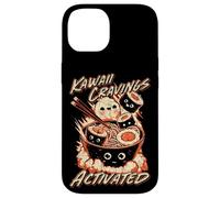 Kawaii Cravings Activado Anime Ramen y Sushi Bowl Food Carcasa para iPhone 14