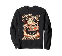 Kawaii Cravings Activado Anime Ramen y Sushi Bowl Food Sudadera