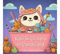 Kawaii Critters in Candyland: A Cute Coloring Book (Cute Animal Coloring)