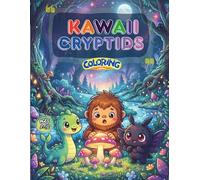 Kawaii Cryptids Coloring Book: A Fun & Spooky Adventure for Kids Ages 8-12 with Cute Mythical Creatures, Yeti, Nessie, Chupacabra, and More!