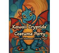 Kawaii Cryptids’ Costume Party Coloring Book: Bigfoot, Mothman, and More Adorable Halloween Creatures with Over 50 Fun Pages to Color