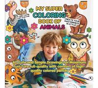 Kawaii Cute Animals Coloring Book: 40 Unique and Easy Drawings for Children and Beginners - Popular Japanese Style, Funny and Adorable Animals to Colour