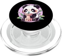 Kawaii Cute Anime Panda Drinking Bubble Boba Tea Girls Teens PopSockets PopGrip para MagSafe